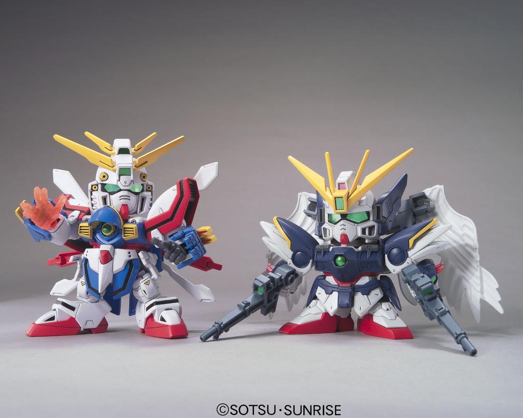SD Gundam BB Senshi God Gundam & Wing Gundam Zero Custom (BB Senshi)
