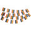 Rainbow Flag LGBT Pride String Flag Hanging Gay Lesbian Banners Bunting Flags Small Rainbow Flag Par