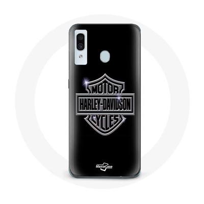 Coque Pour Samsung Galaxy A20 Harley Davidson Motorcycles Logo
