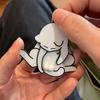 Креативная брелок-игрушка-яйцо для кошек, фиджет-игрушки, милый забавный вращающийся акриловый подвеска для сумки, брелок для женщин, аксессуар для кошелька, сумки