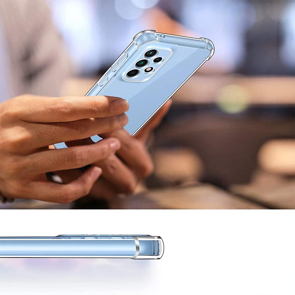 Shockproof Alogy Case for Samsung Galaxy A73 / A73 5G Clear + Glass