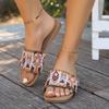 Женские ретро-тапочки из ткани, новые модные летние мягкие легкие нескользящие сандалии, повседневная обувь на плоской подошве для отдыха на открытом воздухе