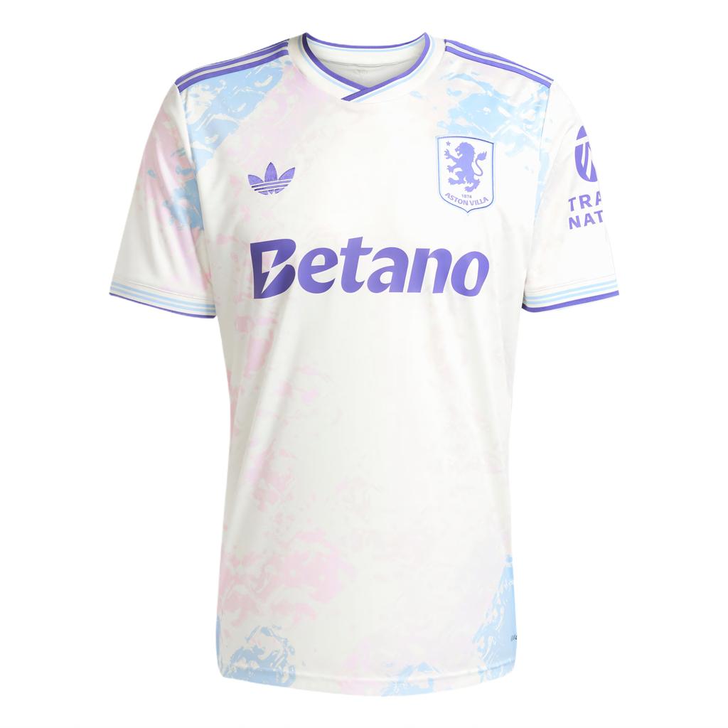 adidas Оригинал АСТОН ВИЛЛА ФК 25/26 ТРЕТЬЯ ФУТБОЛКА Футбольная форма Мужская KA0859