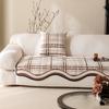 New Light Luxury Sofa Cushion Universal In All Seasons Chenier Non-Slip Leather Seat Cushion Sofa Cover Cover Cover Towel