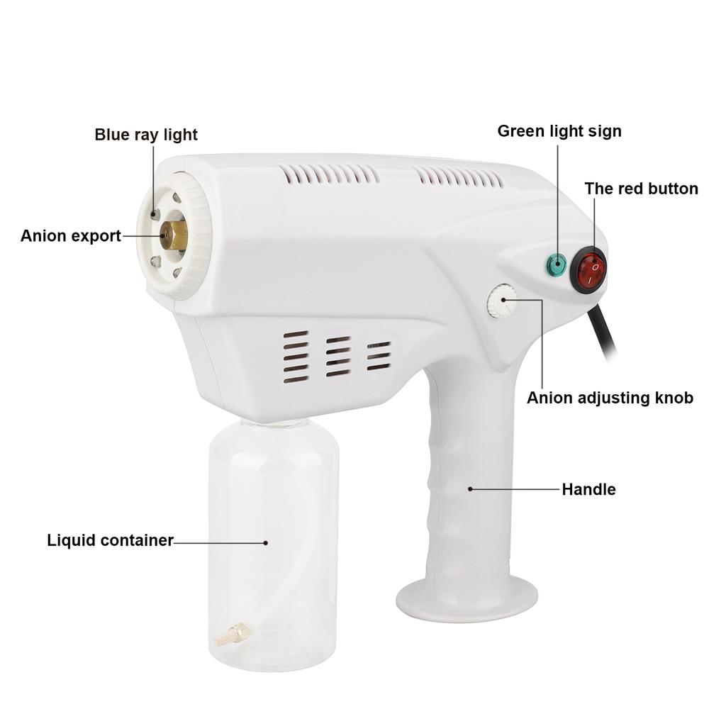 ULV Электрический распылитель Бытовой Слабый Синий Свет Красота Волосы Бактерицидный Дезинфицирующий Дезодорант