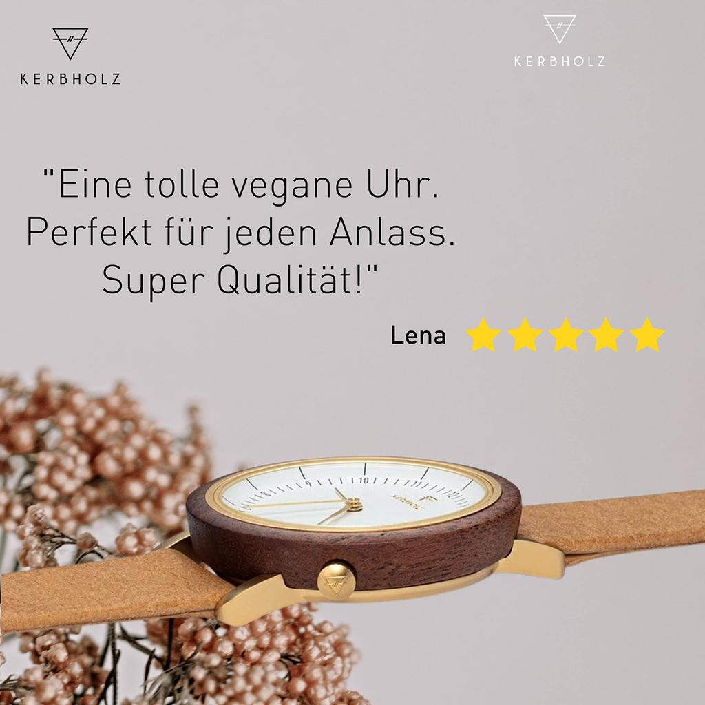 Curbholz немецкие оригинальные импортные женские часы MCAR7561, деревянные, дизайн, водонепроницаемые, продукт,