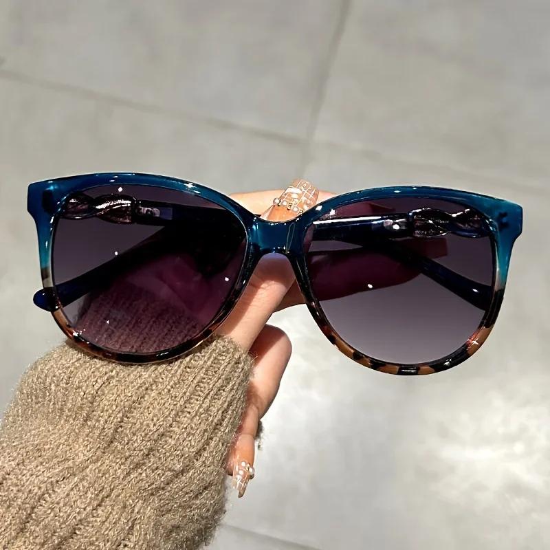 New Fashion Ladies Cat Eye Sunglasses Men'S Retro Full Frame Sunglasses Outdoor Driving Travel Uv400 Sunscreen Sunglasses