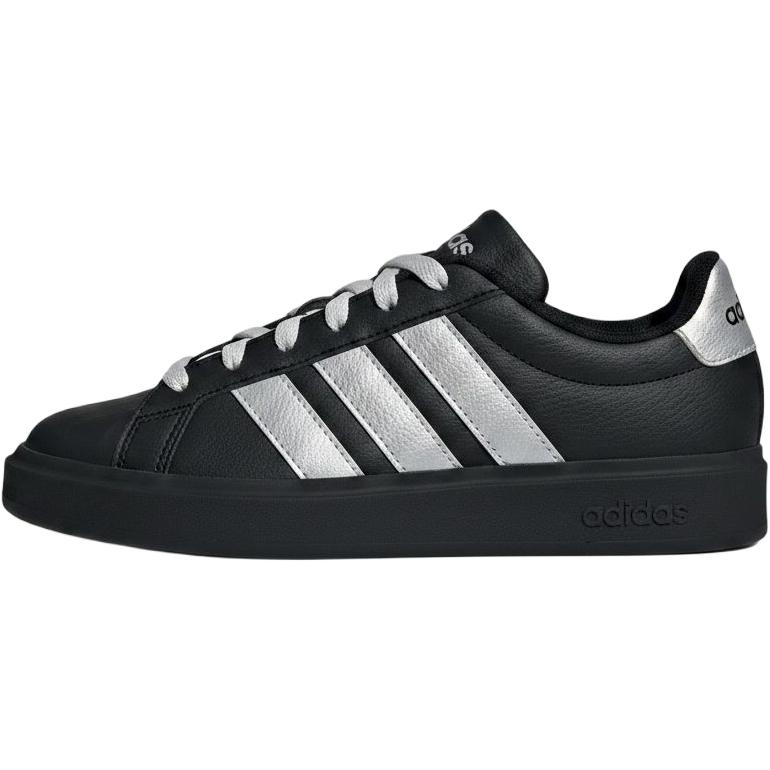 adidas Street Talk Модные Удобные Низкие Детские Скейт-Ботинки Унисекс скейт-ботинки Черный Серебристый LA8413