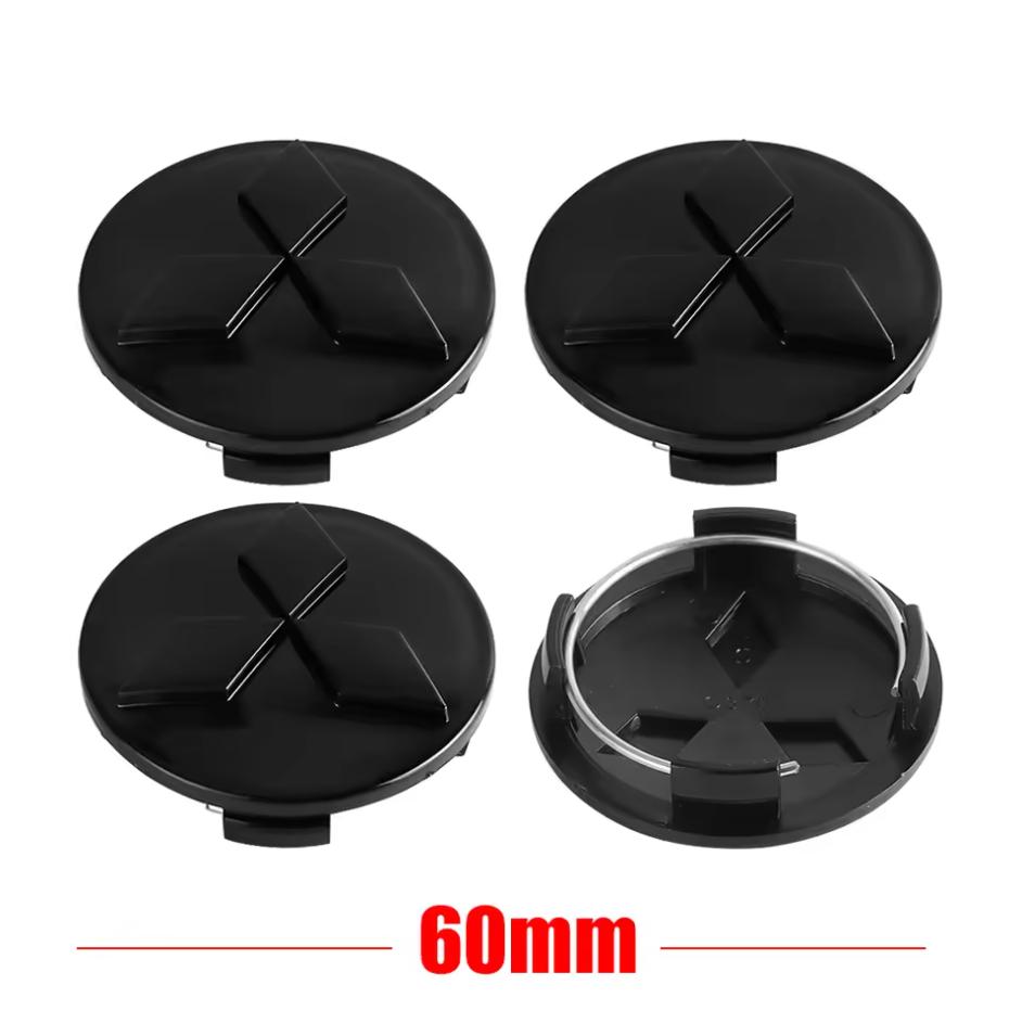 cyhk7 for Mitsubishi Car Wheel Center Hub Caps Ralliart Lancer ASX Pajero Outlander Colt Eclipse Delica Hubcaps Accessories 4pcs
