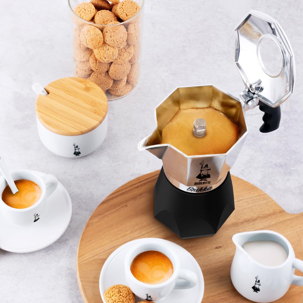 BIALETTI BRICKA NEW Кофеварка для плиты на 4 чашки, Эспрессо-машина и Мокко