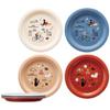 21cm Plastic Plates, Set of 4, Kiki's Delivery Service 23, Studio Ghibli, Made In Japan, P5P-A