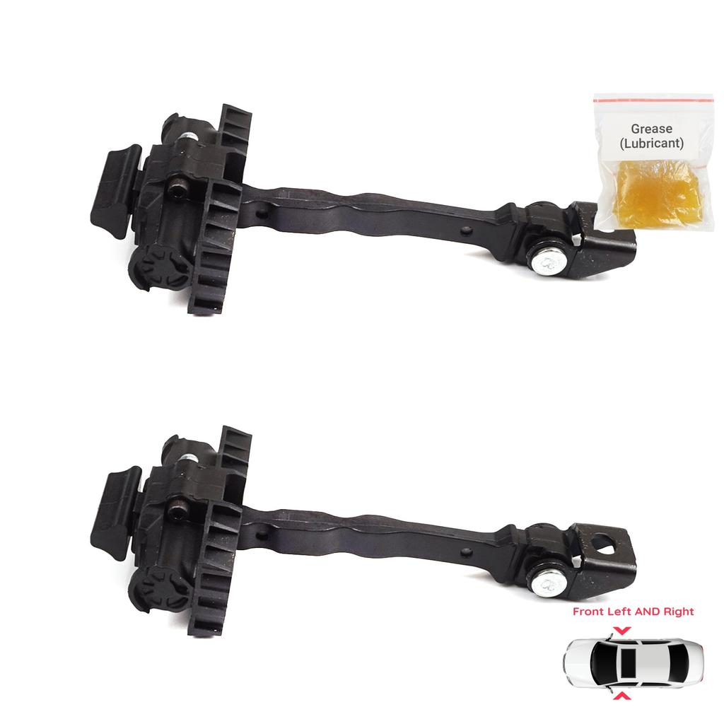 BDP1346-1 2 Pieces Front Door Hinge Brake Stop Check Strap Limiter for VW UP! Skoda Citigo Seat Mii 2011-2024 5-Door Hatchback 1S0837249