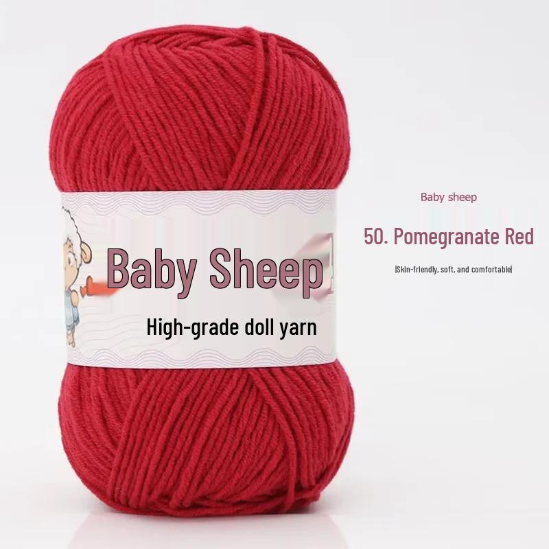 Пряжа из 4 нитей combed milk cotton (хлопок с молочным протеином) в мотке, для вязания спицами и крючком своими руками: Идеально для детских свитеров и шарфов