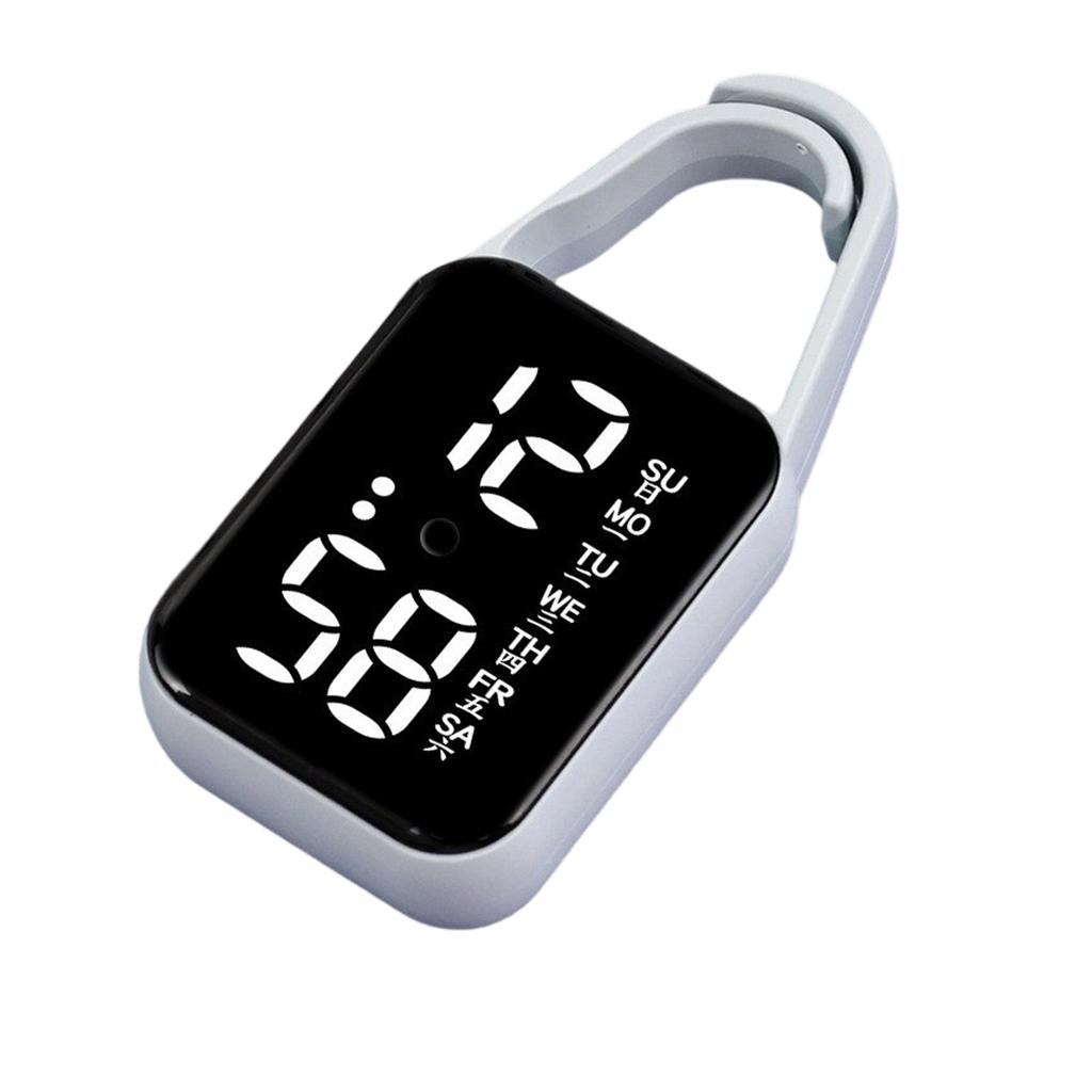 Ночник Брелок Сенсорные Цифровые Часы для Детей Школьников Брелок Карманные Часы Светодиодные Электронные Подвесные Часы