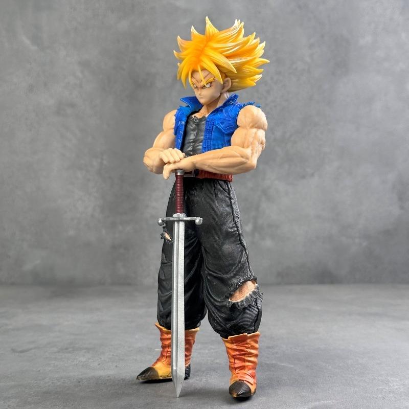 23 см/9,84 дюйма Аниме Dragon Ball Z Фигурка Траксс Фигурки Действия ПВХ Статуя Коллекционная Модель Игрушки для Детей Подарки