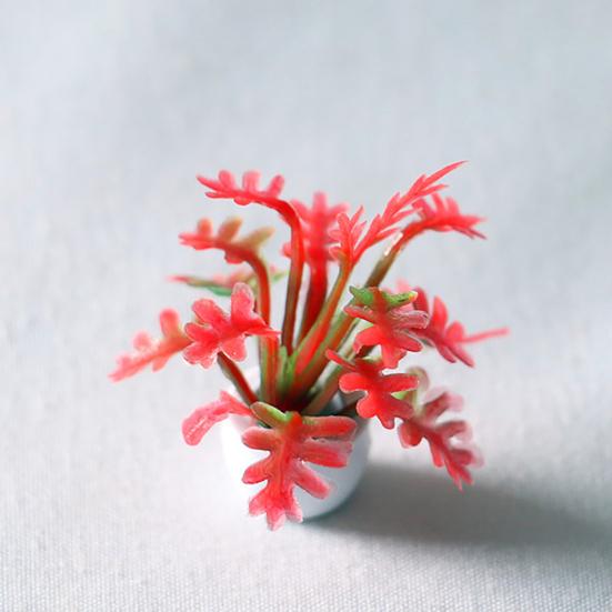 Мини-горшок, аксессуары, маленький горшок для растений, высокий кукольный домик, имитация декора