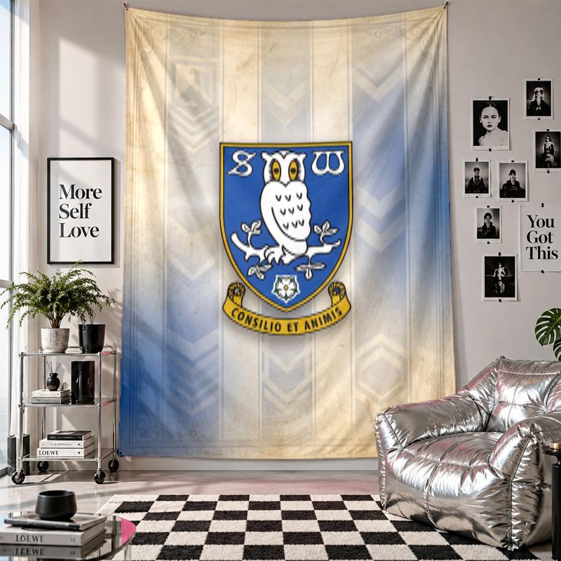 Sheffield Wednesday Wall Tapestry Home Decor Wall Hanging Cloth for Bedroom Living Room Background