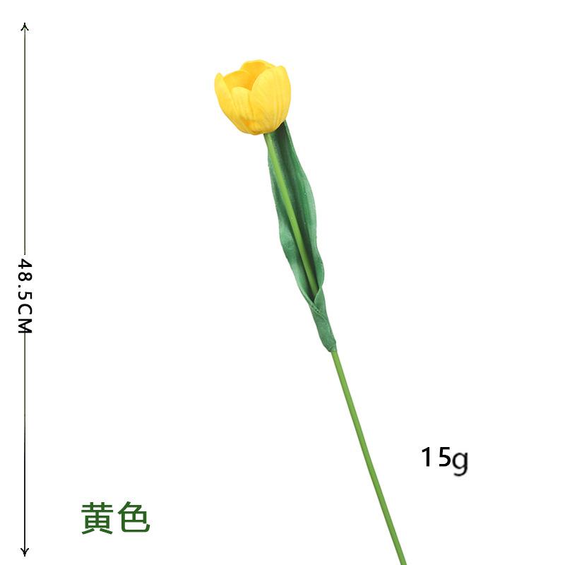 Tulip Simulation Flower Feel Moisturizing Living Room Home Decoration Flower Arrangement Wedding Photography Props Bouquet