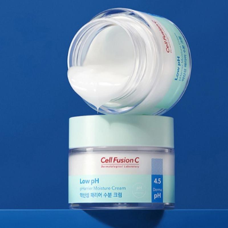 Cell Fusion C Слабокислотный увлажняющий крем Farrier, специальный набор 80 мл + 40 мл 