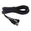 3.5m Dash Cam Charger Cable 5V 2A USB To Mini USB Charger Cable Left Bend DVR GPS Charging Cable for Car Truck Mobile Phones MP3