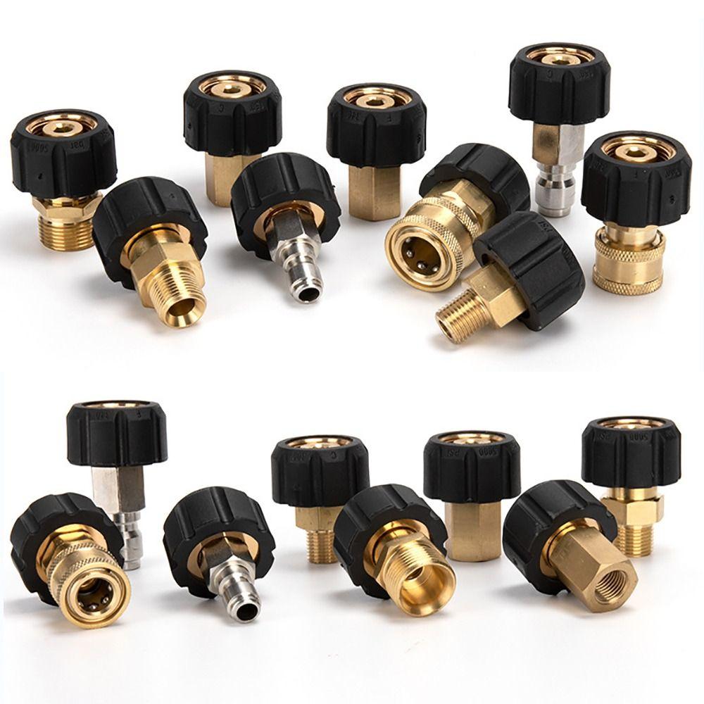 1Pcs Couplers Swivel Pressure Washer Adapter Wash Torch Hose Connector  Home Garden Accessory