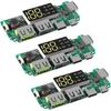 3pcs Lithium Battery Charger Board LED Dual USB 5V 2.4A Micro/Type-C USB Mobile Power Bank 18650 Charging Module Circuit