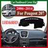 Автоаксессуары Для Peugeot 207 CC 206+ 206 Plus 2006~2014 Автомобильный Противосолнечный Коврик на Панель Приборов, Центральную Консоль, Коврик для Защиты от Света