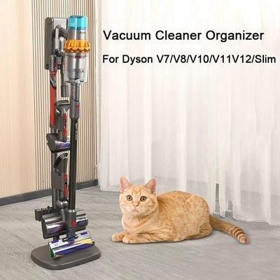 Для пылесоса Dyson, совместимого v7 v8 v10 slim v11 v12 v15 G5, стеллаж для хранения, органайзер, утолщенное основание v12, кронштейн для подвесной стойки