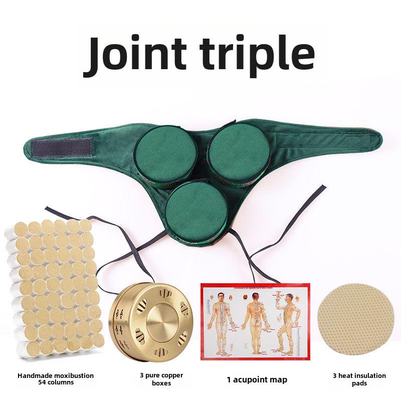 Portable Smokeless Moxibustion Set with Cloth Cover, Filter, Moxa Sticks, and Cones