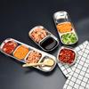 1 шт. Подставка для соусов из нержавеющей стали 304 для BBQ, Хот-пота, Ресторана, Подставка для соусов, Мясо, Перец, Горчица, Уксус, Соевый соус, Посуда