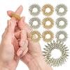 10 ШТ. Шипастые Сенсорные Кольца Отличные Шипастые Игрушки-Антистресс Акупрессура Пальцев Массажная Терапия Кольцо для Кровообращения СДВГ