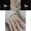 Trendy Ins Style Adjustable Bowknot Ring For Women With Chic Copper Finish