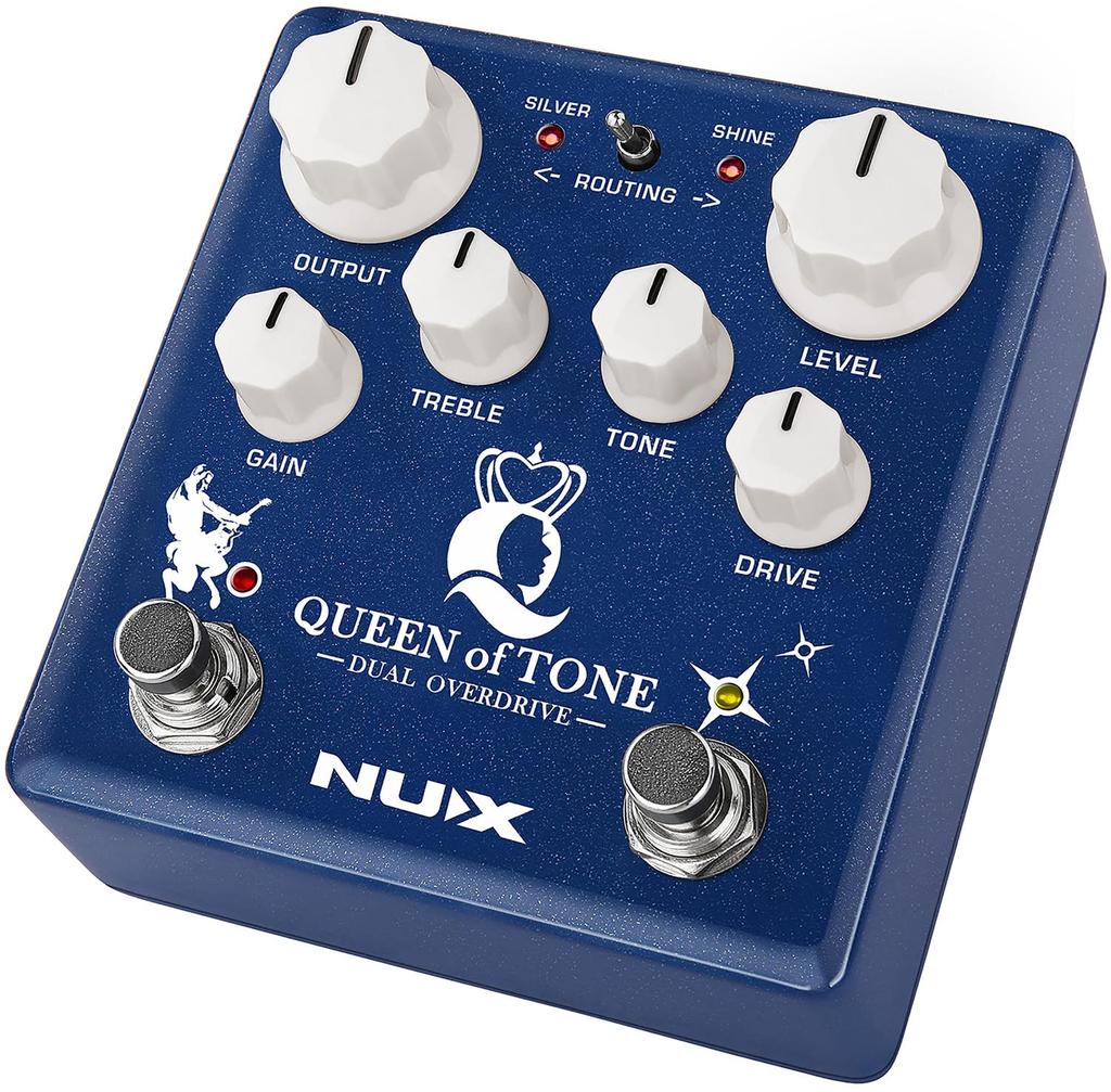 NUX Queen of Tone Dual Stack Overdrive Pedal