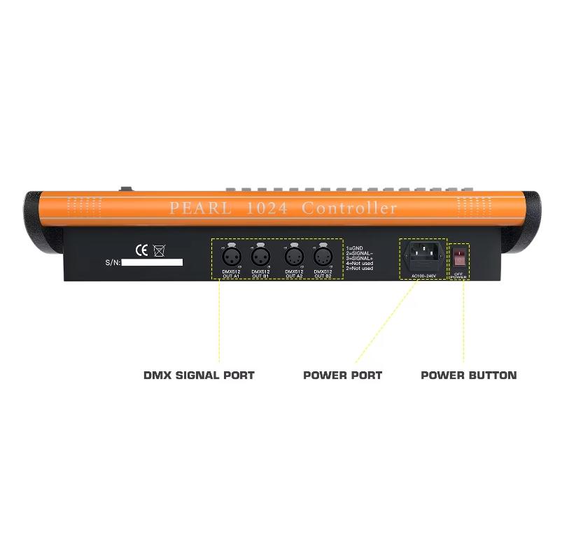 Профессия Оптовая продажа Dmx1024 Канал Сценическое освещение Консоль вращающаяся голова Световой пульт Dmx 1024 Контроллер