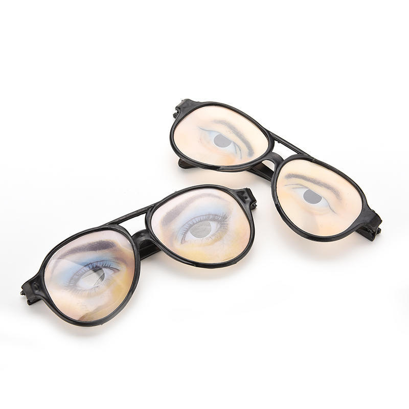 Веселые забавные очки, рождественский шуточный подарок на Хэллоуин, идеальный подарок для тайного Санты, шатающиеся глаза