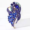 Vintage Style Flowers Cluster Brooch Pin Rhinestone Crystal Woman Corsage Party Gift Jewelry Accessories