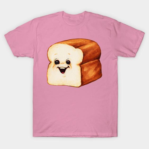 T Рубашка женщин Хлеб Мультфильм Harajuku Печать Кавайи футболка Летний короткий рукав женский футболка Top Tee