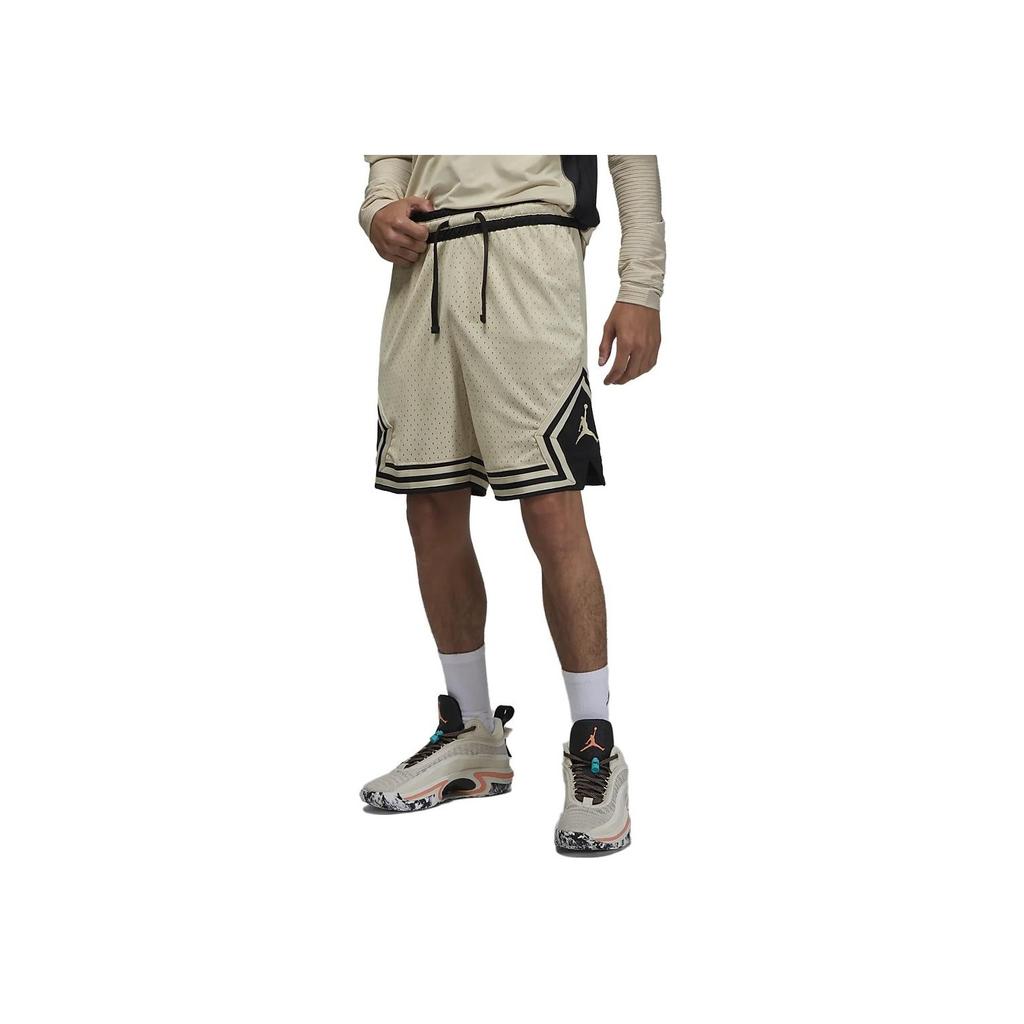 Nike Кружевные однотонные сетчатые шорты мужские шорты бежевые DH9075-206