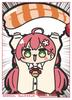 SIDEREAL Hololive Card Sleeve Sleeve «Sushi Miko/illust Kamochome»