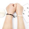 Парные браслеты из европейско-американского сплава Love Magnet: Мужские и женские украшения из веревки для рук