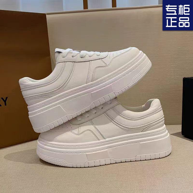 Spring and Autumn New 2024 Niche Original Platform White Shoes Female Explosion Student Versatile Sports Shoes Board Shoes Tide