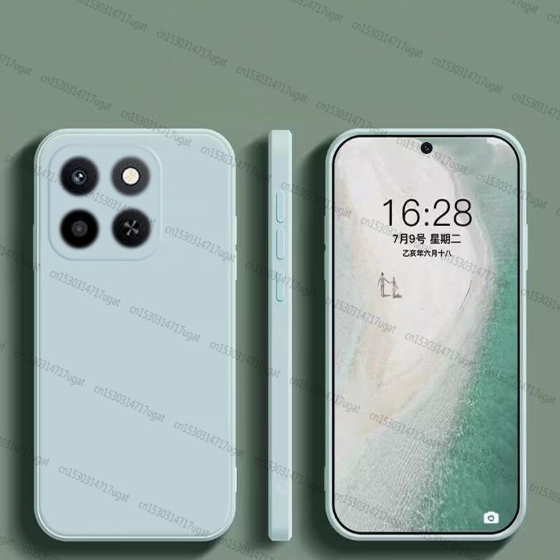 Чехол-накладка для Honor X6C Honor X6C Противоударный Защита от ударов Мягкий Жидкий Силиконовый Чехол для телефона Для Honor X6C Чехол 6,61 дюйма