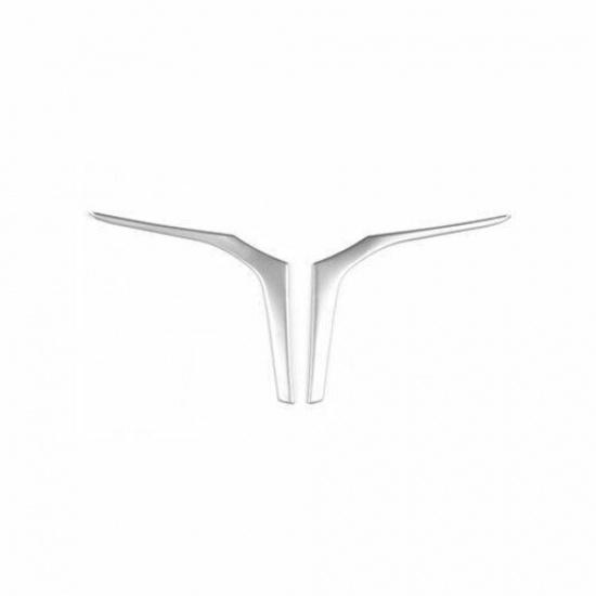 Steering Wheel Frame Cover Trim Fit For BMW 3-Series G20 - Silver Steel
