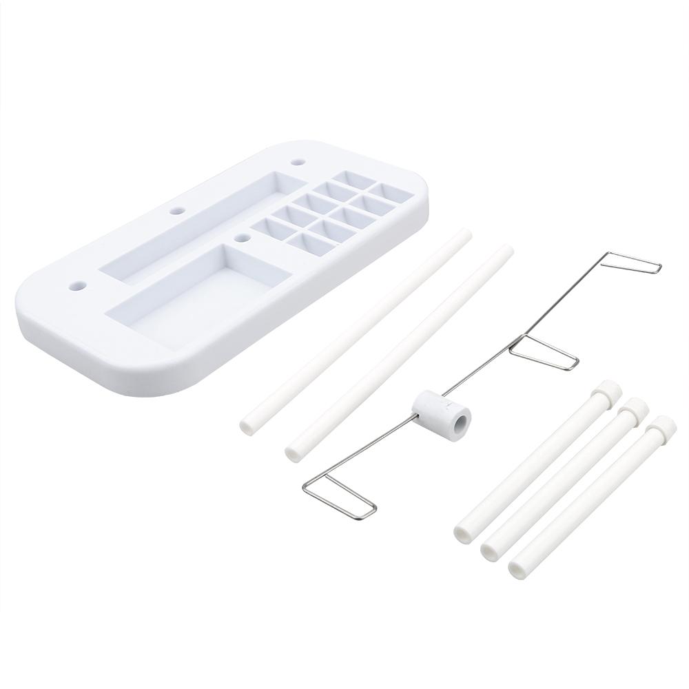 Регулируемая подставка-держатель для 3 катушек ниток для вышивания для швейной машины, стойка-полка для катушек, инструмент для шитья и квилтинга