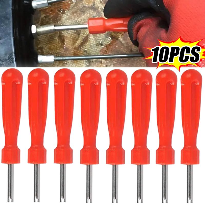 10/1 шт. Инструменты для снятия сердечника вентиля шины Гаечный ключ для сердечника вентиля шины Инструмент для ремонта шин Отвертка для сердечника для автомобиля Велосипеда Автомобильные инструменты