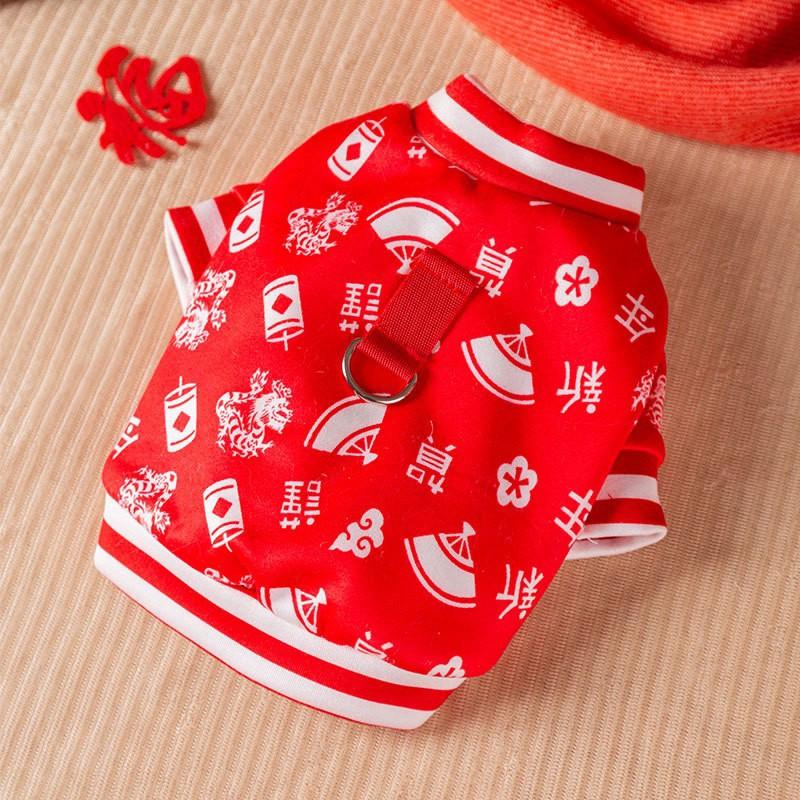 Новогодний тонкий бархатный кот собака бимоно праздничная новогодняя одежда чем медведь маленькие и средние собаки одежда для питомцев