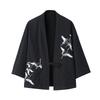 2025 Summer Men's Crane Embroidery Hanfu Cardigan – Chinese Style Kimono & Taoist Robe