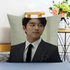 GGong Yoo Cushion Cover Washable Linen Pillowcase Soft  for Sofa Bed Cozy Home Room Decor