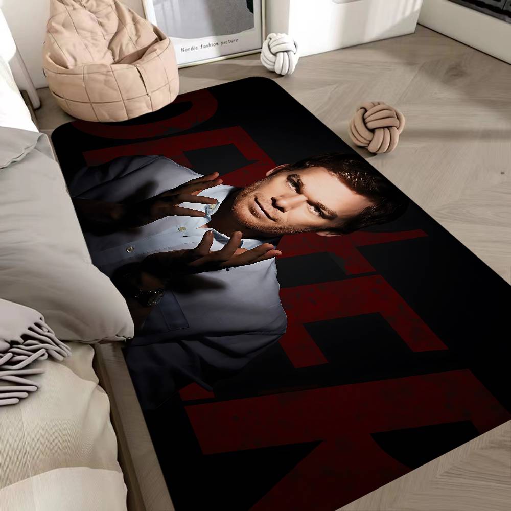 Classic Horror TV Dexter Door Mat Washable Non-Slip Living Room Sofa Chairs Area Mat Kitchen Doormat Area Rug