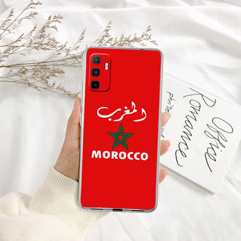 IK48 Прозрачный чехол для телефона с флагом Марокко для Motorola Moto Edge 20 30 40 50 S30 Fusion Ultra Pro Neo Lite + G200 G23